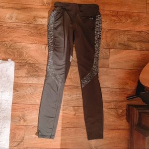 BCG Gray Reflective Leggings Size Small
